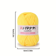 4pcs Milk Thread Doll Thread Baby Child Wool Thread Crochet Thread