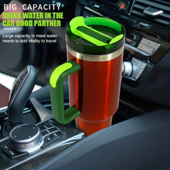 40oz Stainless Steel Sports Water Bottles with Straws and Lids