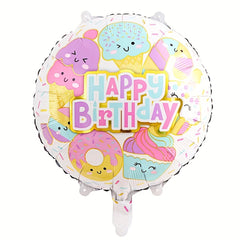 Summer Dessert Candy Ice Cream Aluminum Film Balloon