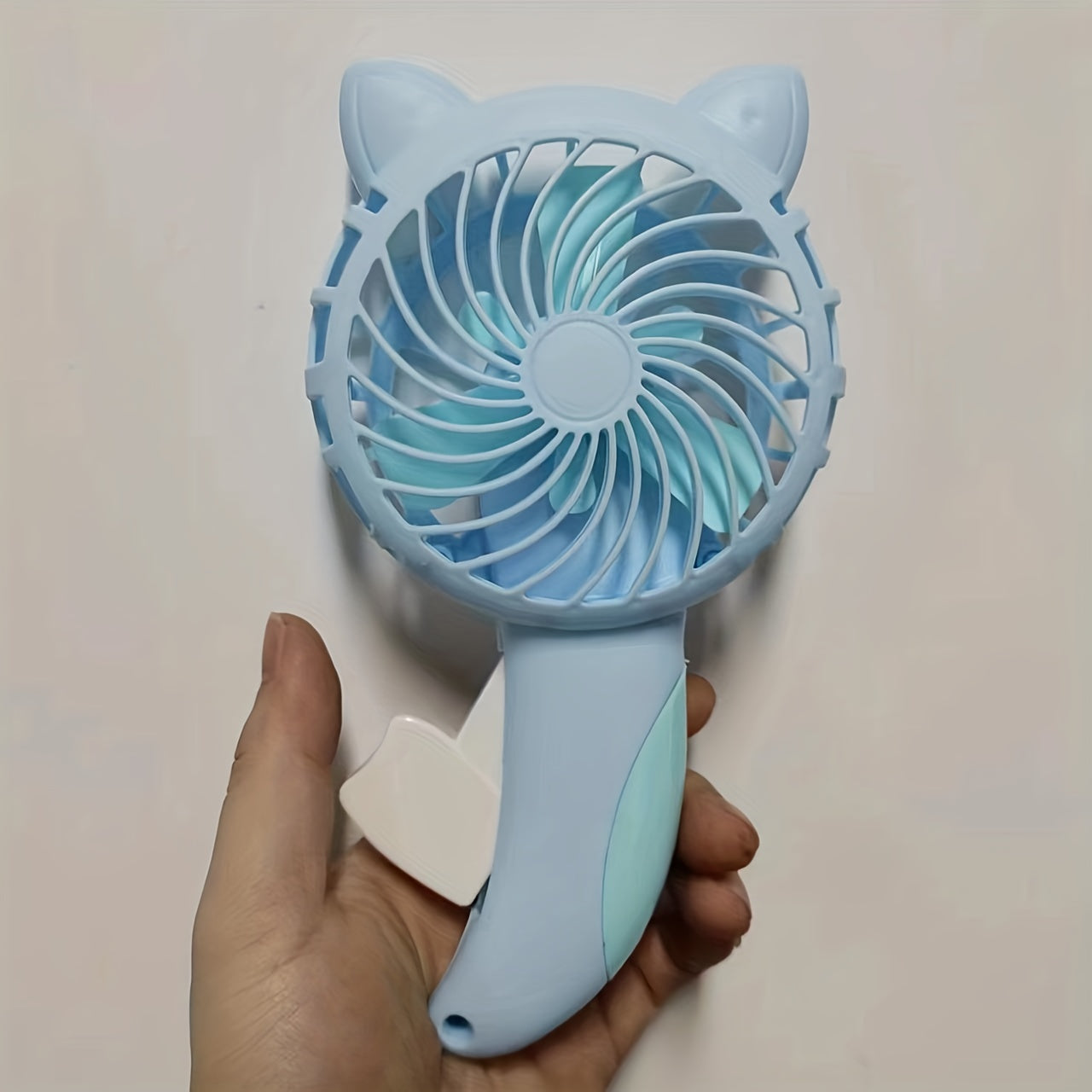 Portable Cartoon Handheld Fan, 3 Colors