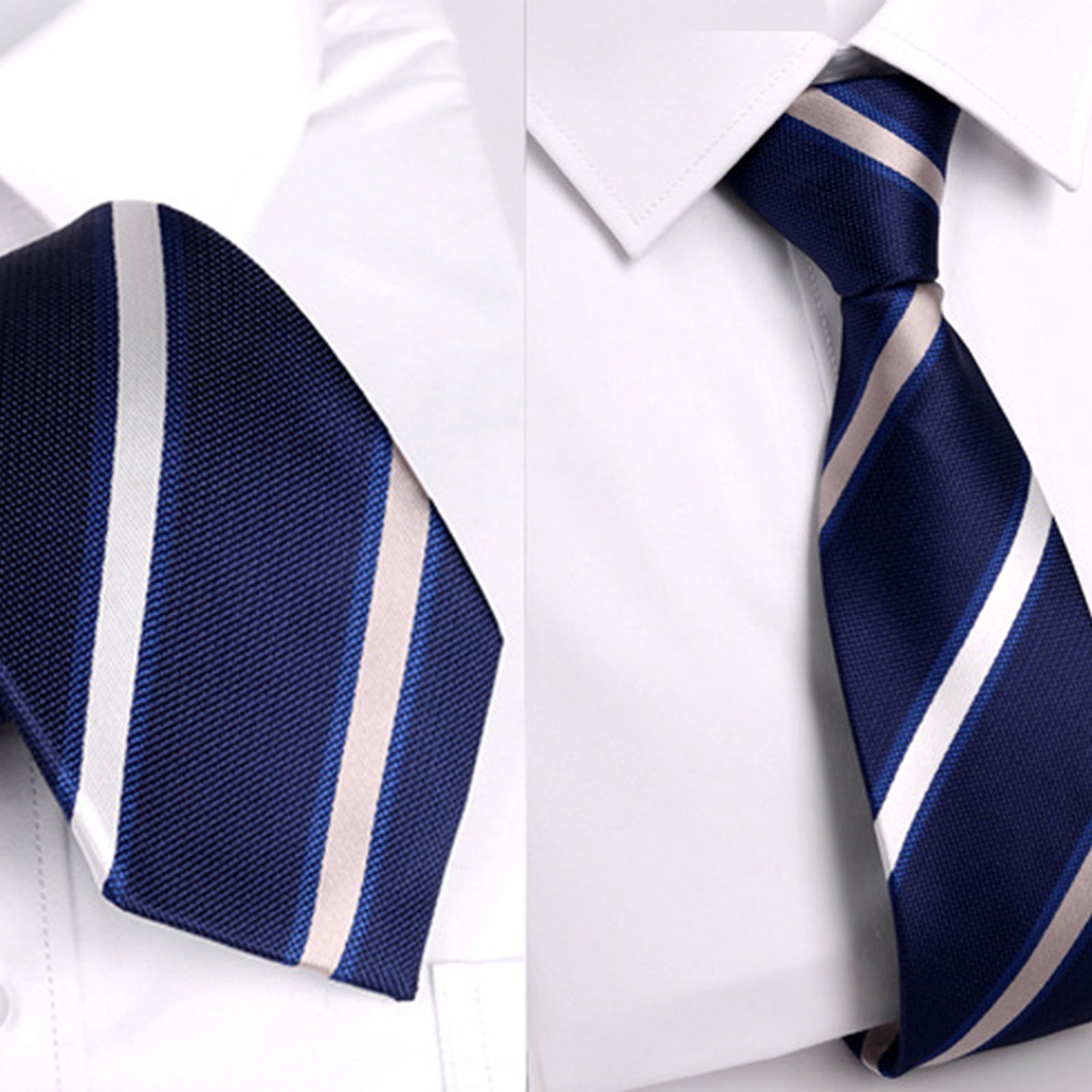 Men's Striped Narrow Tie 47 98x8 0cm