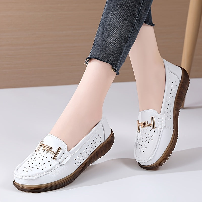 Women's Breathable Loafers Comfortable Walking Shoes Non slip Flats