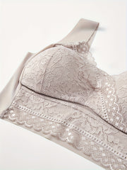 Lace Wireless Bras Full Coverage Breathable Women's Lingerie