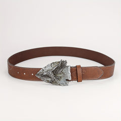 High End Eagle Embossed Men's Belt