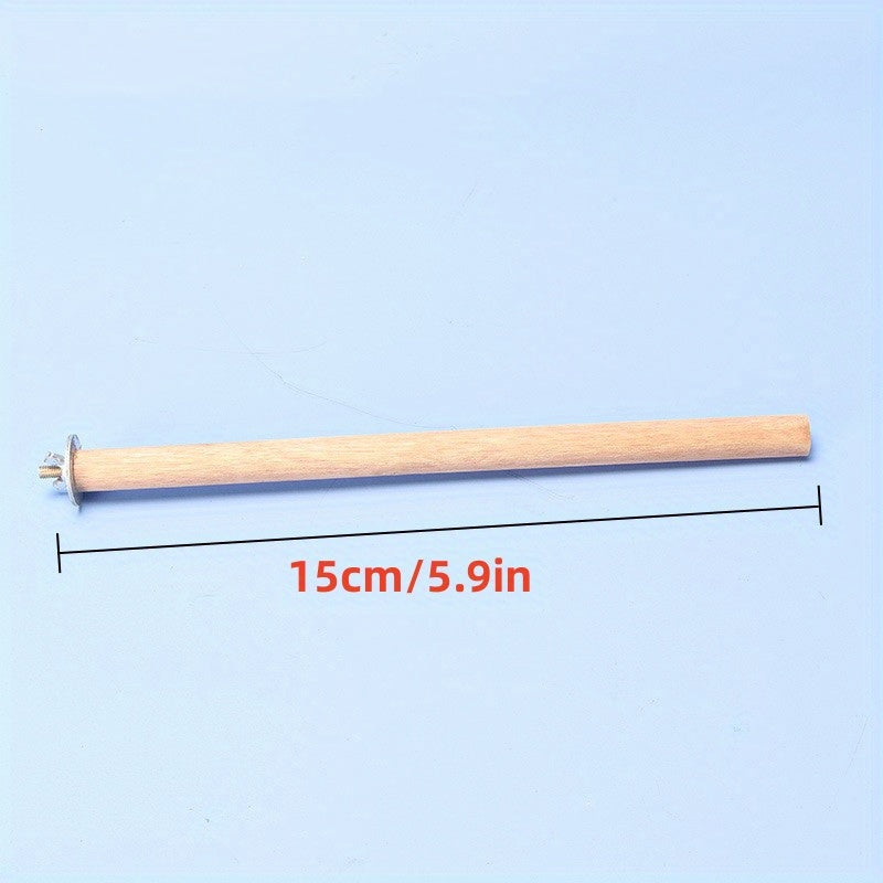 Wooden Bird Perch Toy Stand for Stylish Cage