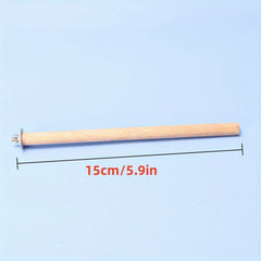 Wooden Bird Perch Toy Stand for Stylish Cage