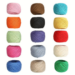 25M Natural Jute Rope Cord Hemp Twine Home Wedding Decoration Burlap Ribbon