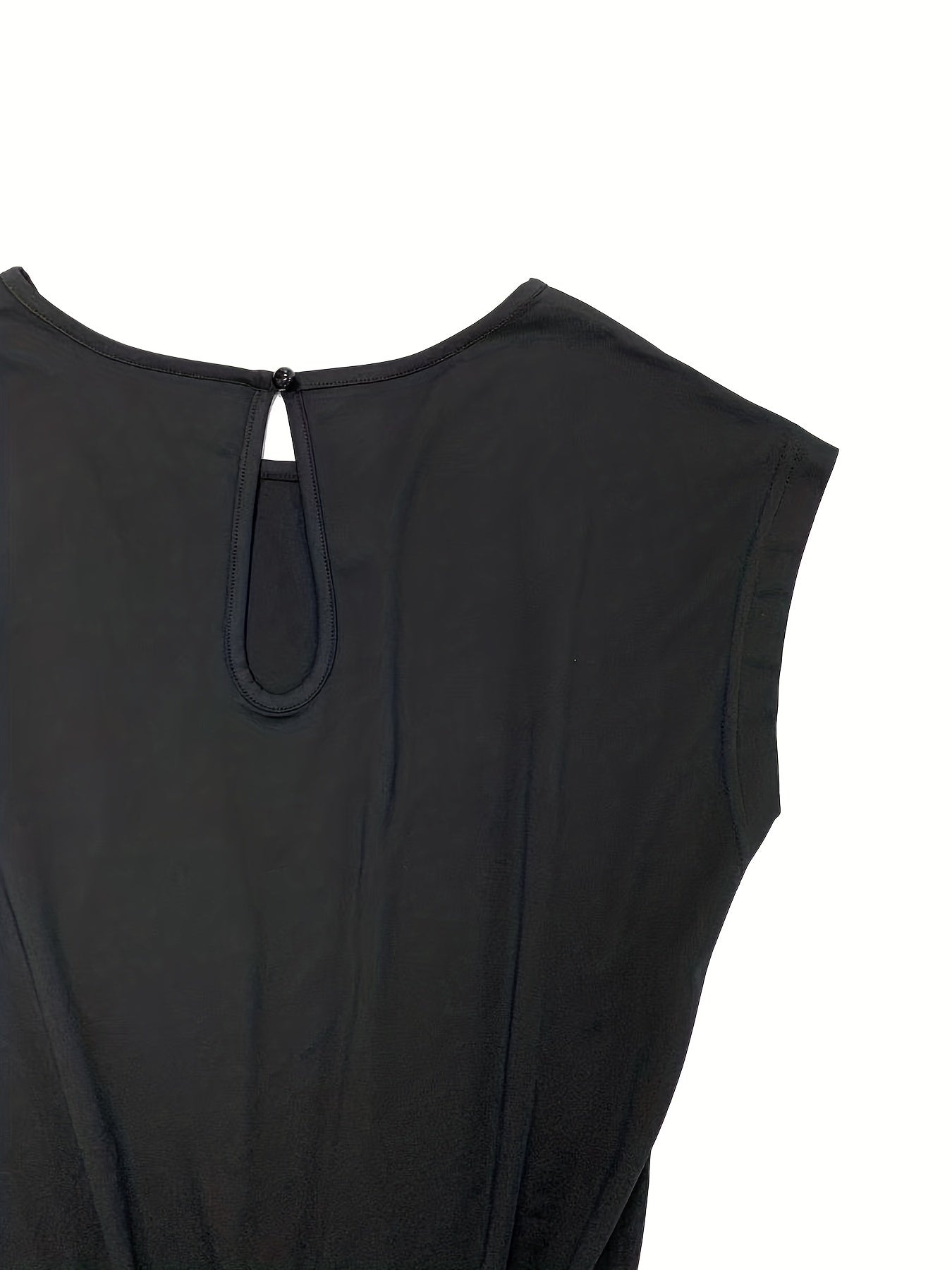 Short Sleeve Solid Romper Jumpsuit with Pockets