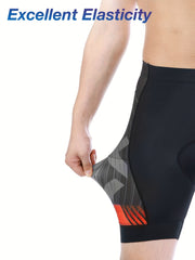 Men's Cycling Shorts With Pocket 3D Padded Mid Stretch Lightweight