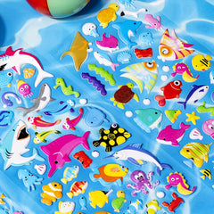 10 Pack Ocean Theme PVC Stickers Sea World Animal Decals for Cars Laptops