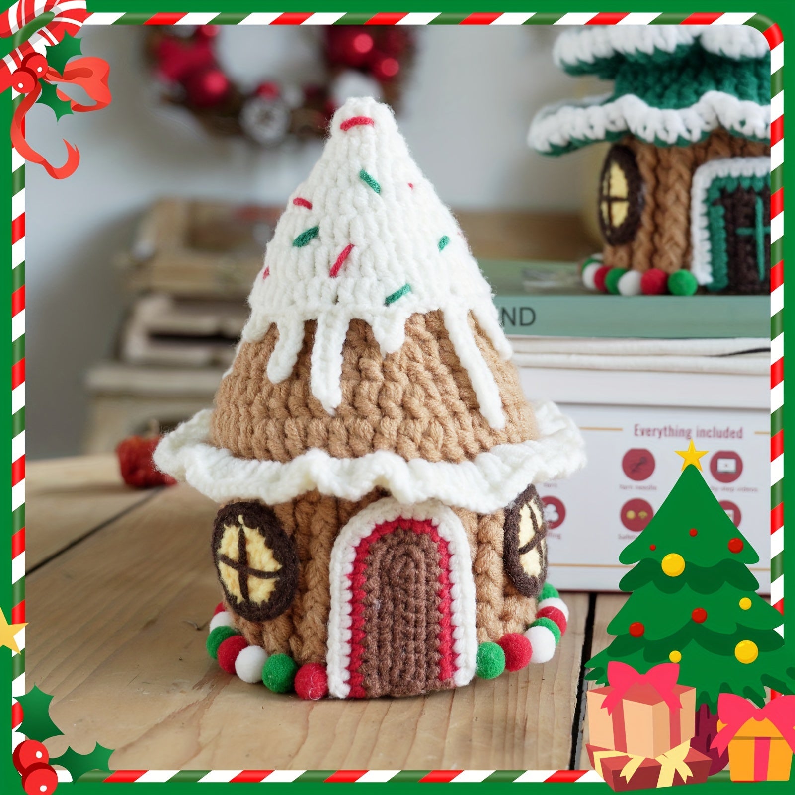 Crochet Material Set DIY Ornaments English Instruction