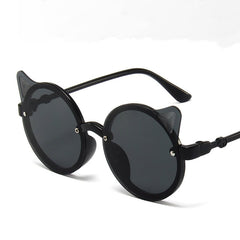 Kids Cat Ear Frame Decorative Sunglasses