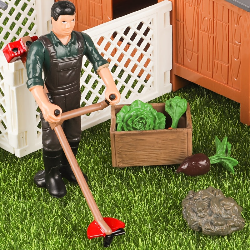 Farm Model Birthday Gift 25pcs Farm Tool Model Set Halloween Christmas Gift