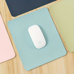 Faux Leather Mouse Pad Double sided Desk Pad