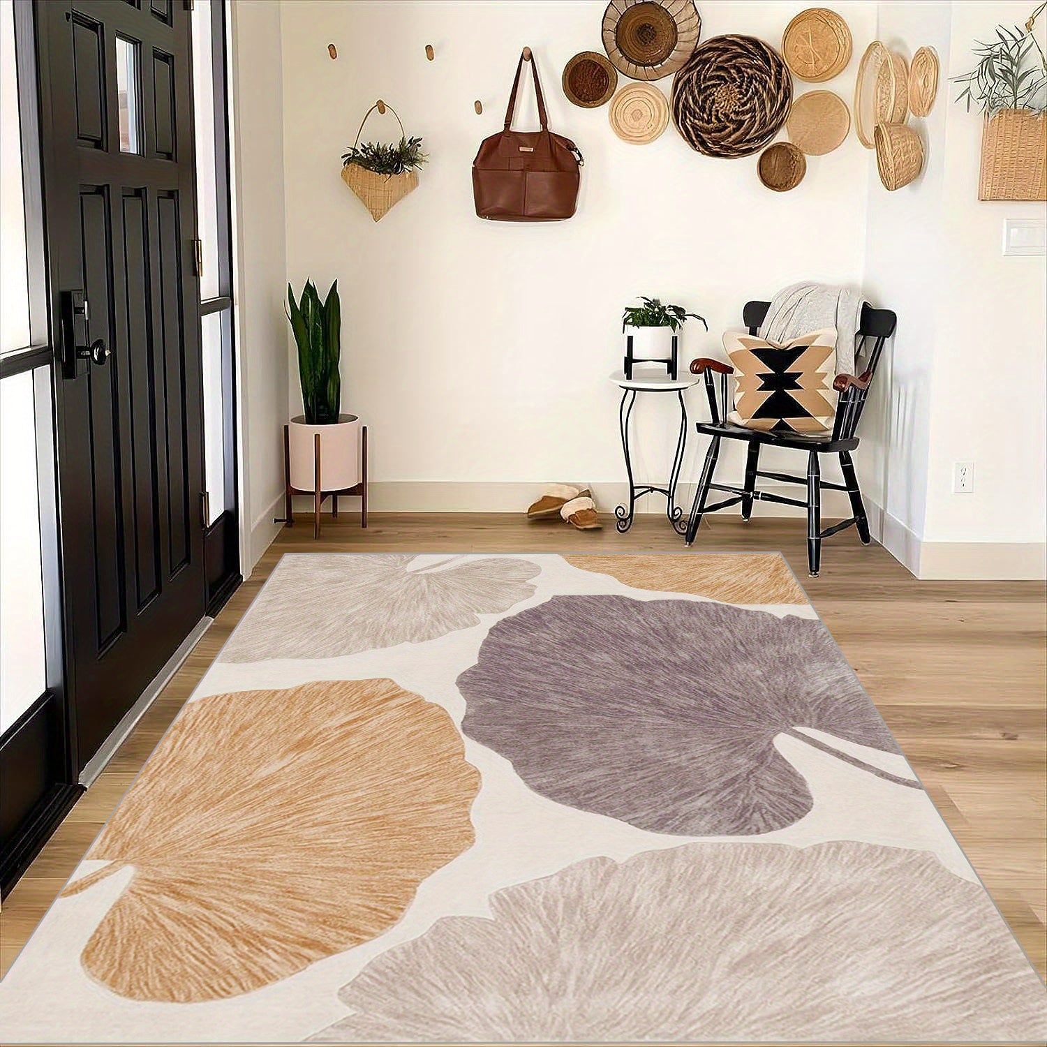 Easy-to-Clean Living Room & Bedroom Area Rug