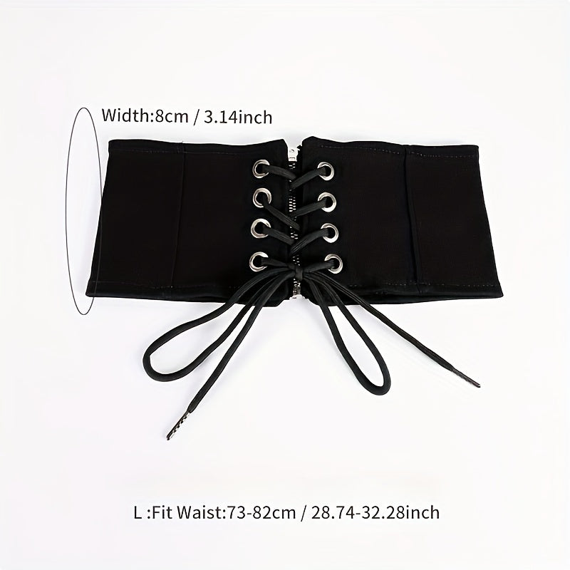 Elastic Wide Belt Waist Seal Corset for Dress Skirt Suit