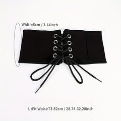 Elastic Wide Belt Waist Seal Corset for Dress Skirt Suit