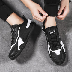 Men's Lace up Sneakers Comfortable Walking Shoes