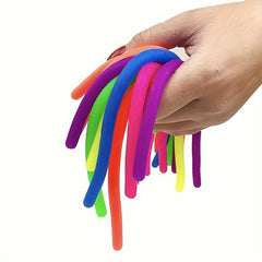 Mini Elastic Noodle Toy Mix Color Sensory Rope Halloween & Christmas Gift