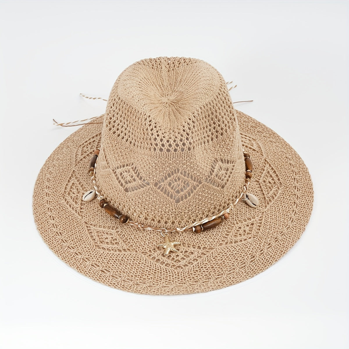 Cowboy Jazz Straw Hat Summer Sun Beach Hat
