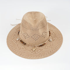 Cowboy Jazz Straw Hat Summer Sun Beach Hat