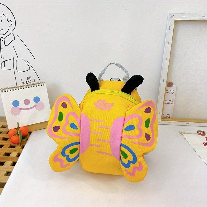 Butterfly Shape Baby Backpack with Anti-lost Rope for Kindergarten
