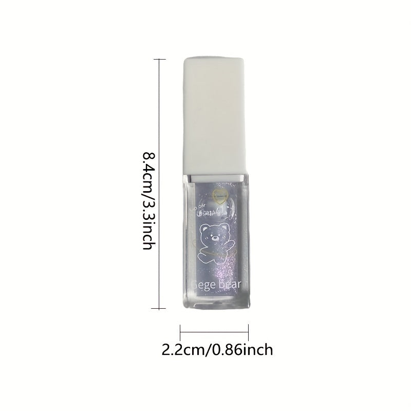 Bear Lip Lip Gloss Light Jelly Plumping Clear Moisturizing Lipstick