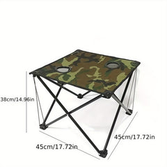5pcs Outdoor Camping Table And Chair Set Portable Folding Table And Chair