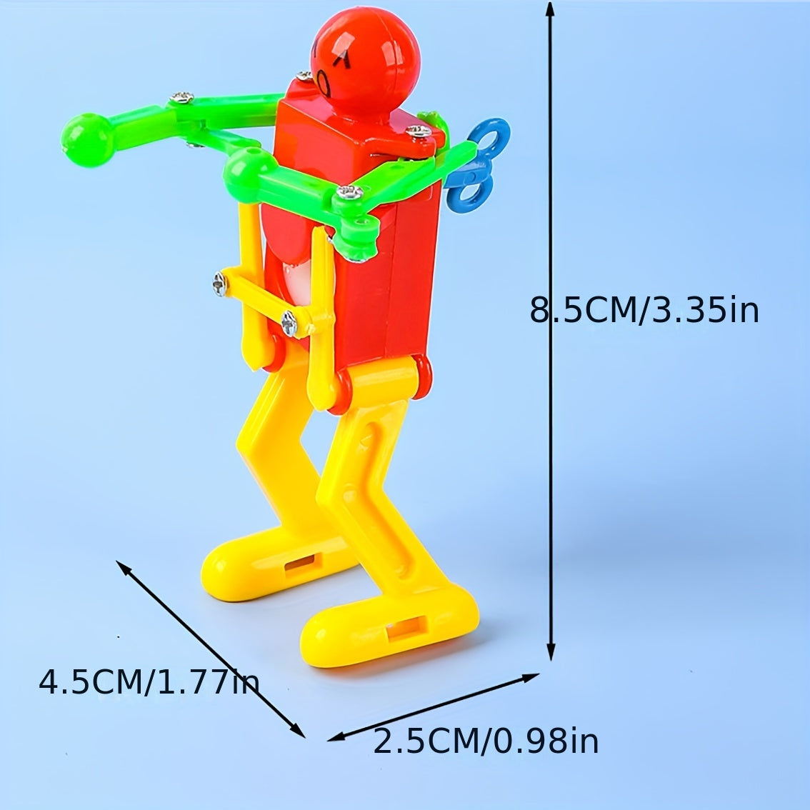 2pcs Wind-up Dancing Robots Funny Creative Toys