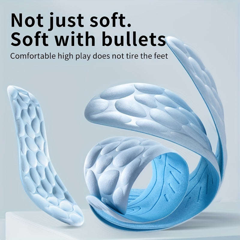 5D Massage Memory Foam Insoles for Shoes Sole Breathable Cushion