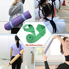 Adjustable Yoga Mat Strap for High Sweat Absorption