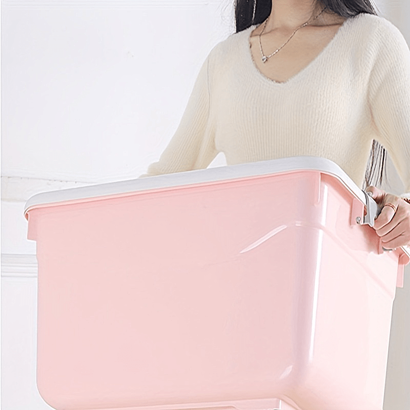 Large Plastic Storage Box Home Organization Quilt Toy Storage Box