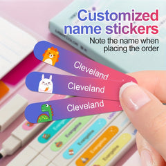 Personalized Gamer Tag Name Labels for School Supply Organization