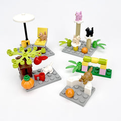 Animal Building Blocks Cat Blocks Kitten Toy for Kids
