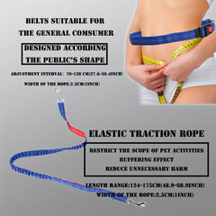 Elastic Pet Dog Leash for Outdoor Running and Walking