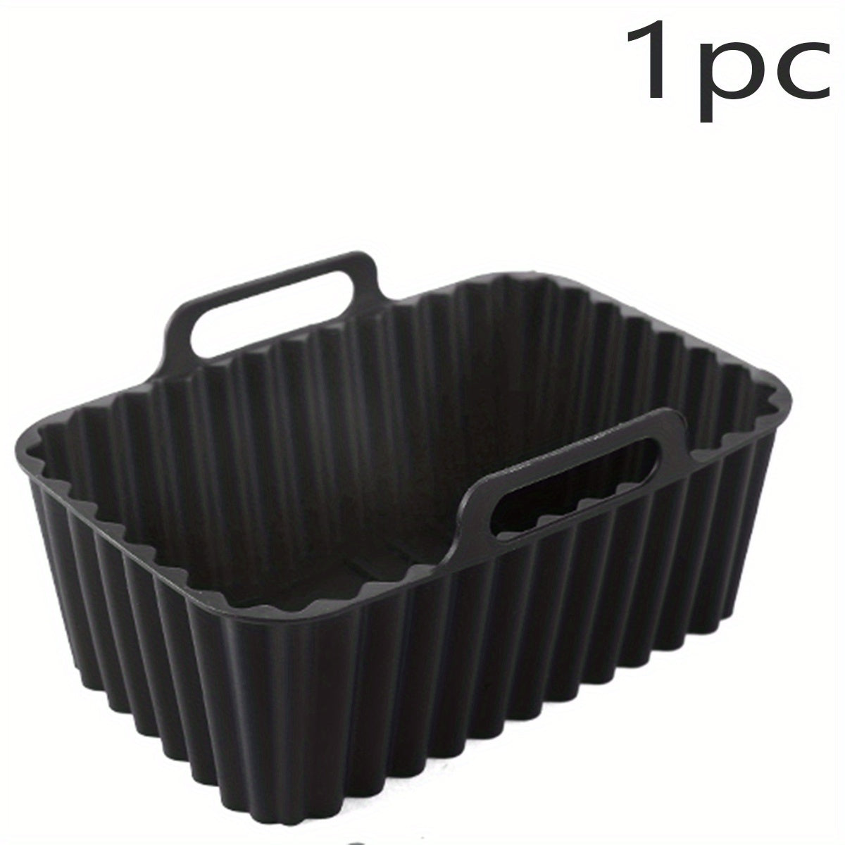 3pcs Silicone Liner For Air Fryer Reusable Food Safe Non-stick Baking Pan