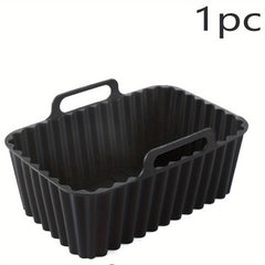 3pcs Silicone Liner For Air Fryer Reusable Food Safe Non-stick Baking Pan