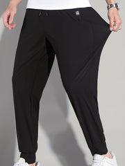 Men's Quick Drying Breathable Jogger Pants Zipper Pocket Lightweight