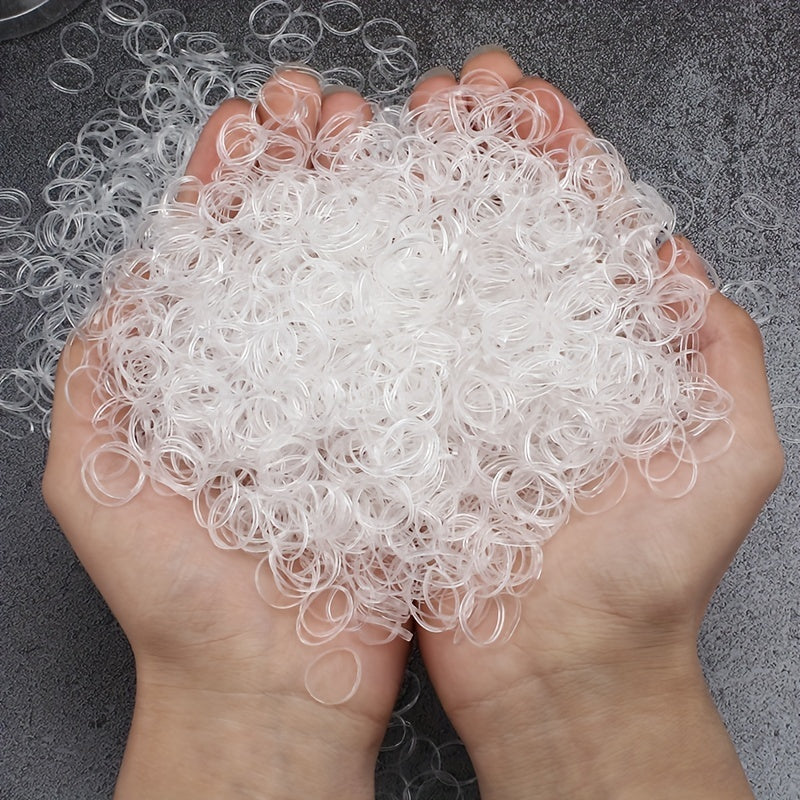 1000pcs Baby Girls Elastic Hair Ties Ponytail Holder Hair Accessories