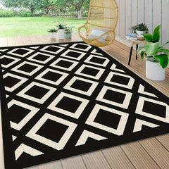 Large Boho Indoor Outdoor Mat Non-Slip Straw Rug Modern Area Rug