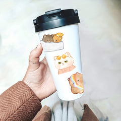 50 Cat Stickers DIY Toys Wall Luggage Laptop Phone Case Skateboard