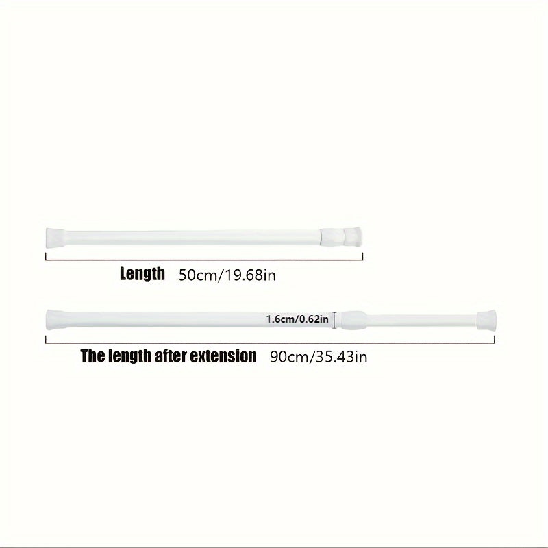 Telescopic Curtain Rod for Bathroom and Bedroom Punch-Free