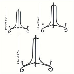 Iron Display Rack Photo Bracket Decorative Panel Multiple Sizes