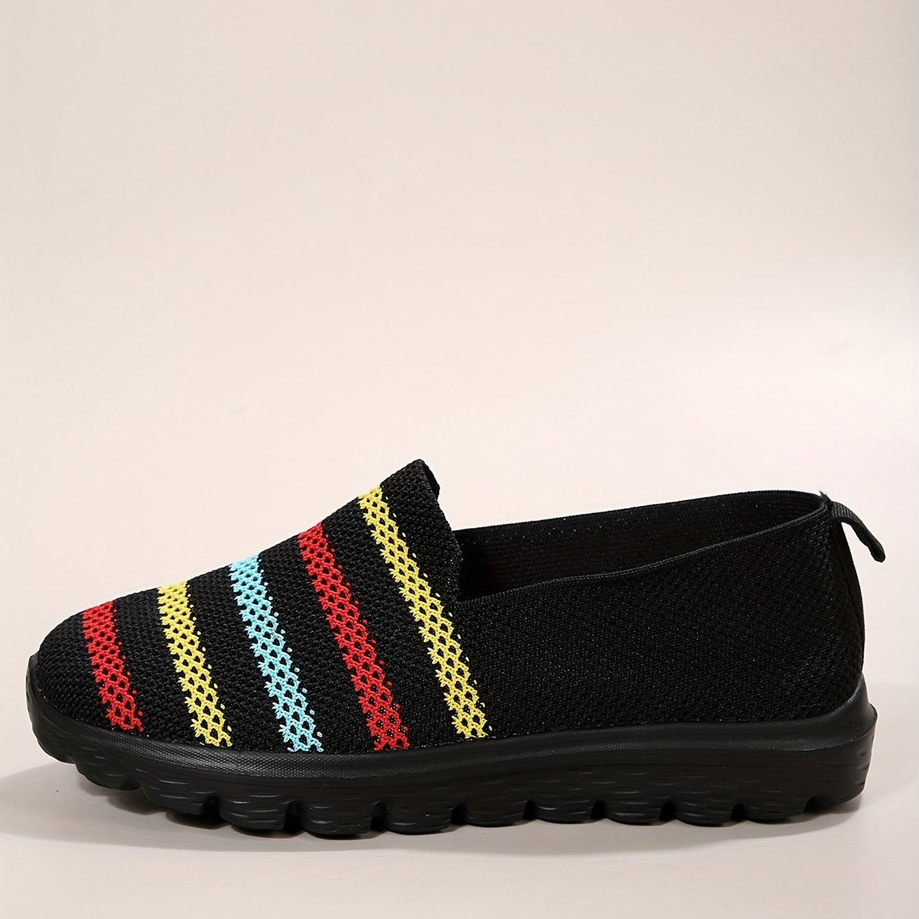 Women's Striped Non-slip Walking Shoes Comfortable Sports Shoes