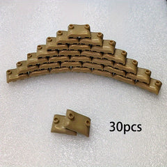 30-pc Military Building Blocks Sandbag Bunker Set