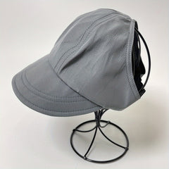 Backless Ponytail Baseball Cap Wide Brim Sun Hat Visor