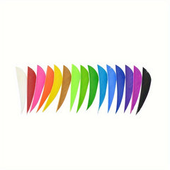 50pcs 5.08cm Turkey Feathers Fletchings for DIY Arrows