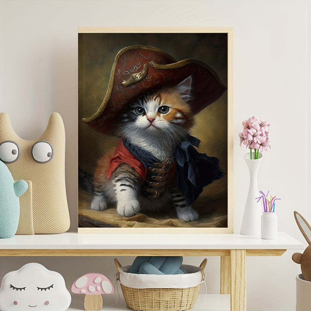 Pirate Baby Cat Wall Stickers Waterproof Home Dec