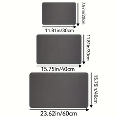 Absorbent Coffee Mat Kitchen Counter Waterproof Plate Drying Mat Microfiber