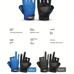 Waterproof Winter Fishing Gloves Sunscreen Outdoor Sports Equipment